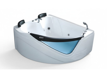 Massagebad Whirlpool Whirlwanne Hot Tub Blubberbad Hydromassagewanne 170x150 cm