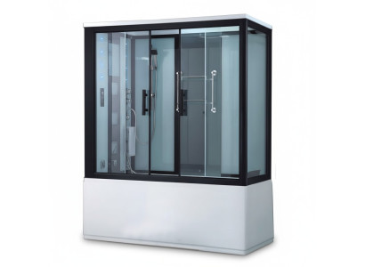 Luxus-Duschkabine Multifunktionsdusche Wellnesskabine Komfortdusche 185x90 cm