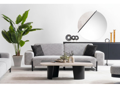 Mehrfarbiger moderner Couchtisch aus Holz