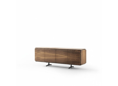 Elegantes braunes Holzsideboard im zeitlosen Design