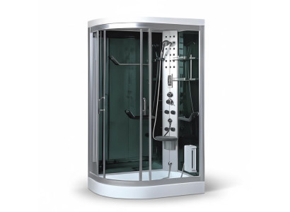 Dusche Luxusduschkabine Multifunktionsdusche Wellness-Duschkabine 120x90 cm