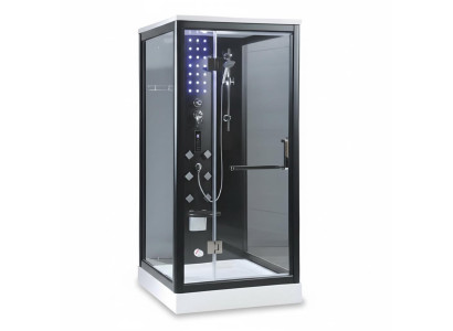 Dusche Luxusduschkabine Wellness-Duschkabine Multifunktionsdusche 120x90 cm