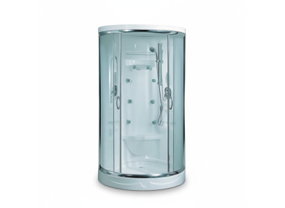Komfortdusche Duschkabine Glaskabine Duschbox Glasdusche Luxusdusche 100x100 cm