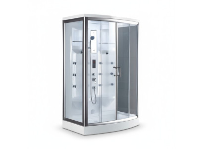 Luxusdusche Multifunktionsdusche Duschkabine Duschbox Wellnessdusche 142x92 cm