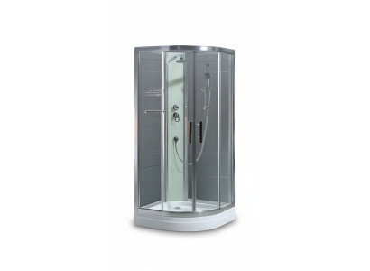 Kompaktdusche Luxus Duschkabine Wellnessdusche Luxusduschkabine 120x120 cm