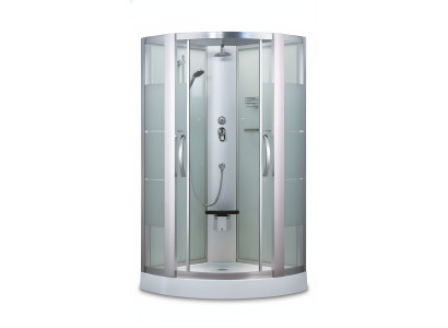 Luxusduschkabine Dusche Wellnessdusche Komfortdusche Glaskabine 100x100 cm