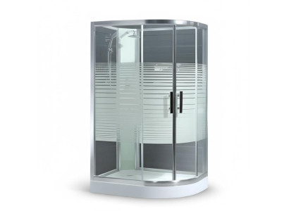 Dusche Glaskabine Duschkabine Duschbox Komfortdusche Luxusduschkabine 120x90 cm