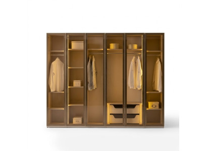 Moderner Kleiderschrank Harmonie von Möbeln und Stil