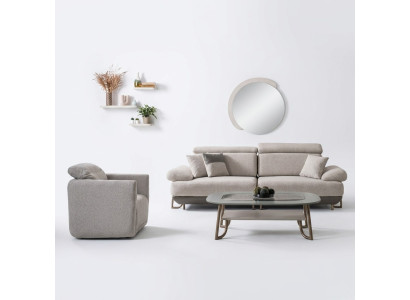 Elegantes Set in modernem Design für ein stilvolles Wohnzimmer