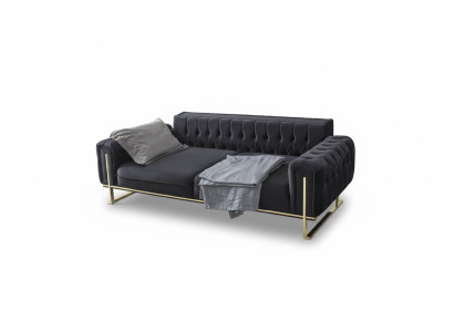 Ein stilvolles Sofa schafft ein Interieur voller Funktionalität
