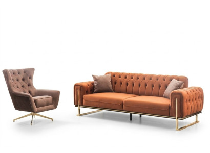 Set Sofa mit Sessel Schönheit und Stil in jeder Linie