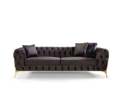 Schönheit, die sich in jedem Element des Sofas widerspiegelt