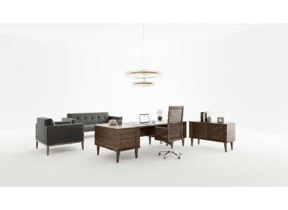 Arbeitszimmer-Set: Minimalismus, Gemütlichkeit und Strenge