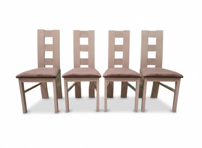 Designer Esszimmer Set Garnitur Stuhl 4 Stühle Gruppe Sofort