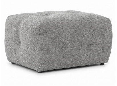 Graue rechteckige Hocker Weiche Hocker Designermöbel Polstermöbel