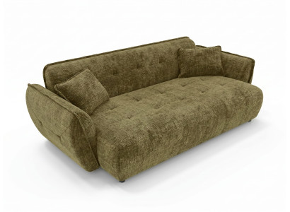 Grünes 4-Sitzer-Sofa großes geräumiges Sofa Polstermöbel für das Wohnzimmer