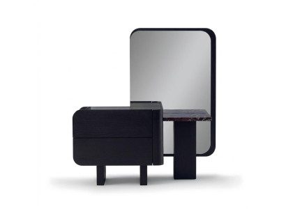 Moderner Schminktisch Luxus Design Schwarz Elegant Kommode Neu