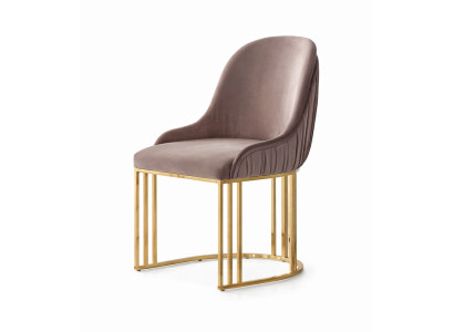 Moderner Stuhl im eleganten Design für Wohn- und Essbereich.