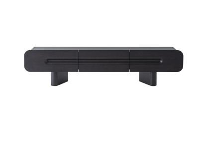 Exklusives TV Lowboard Schwarz Design Modern Edles Sideboard