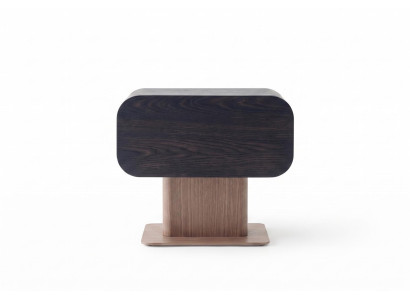 Nachttisch Modern Dunkelbraun Holz Stilvoll Nachtkommode Kommode
