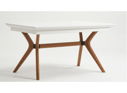 Tisch Stil modern weiß rechteckig Wohnzimmer praktisch ausziehbar bequem