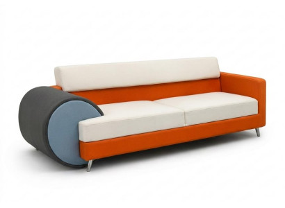 3-Sitzer-Sofa bequem weich geräumig moderner Stil Mehrfarbig Vintage