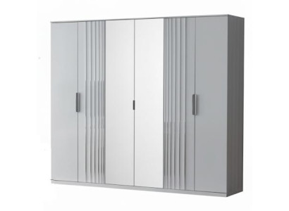 Moderner Kleiderschrank mit viel Stauraum und stilvollem Design