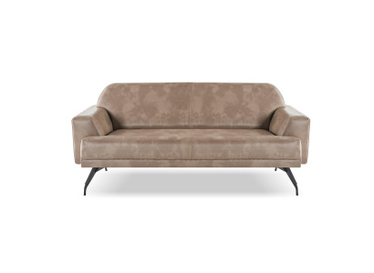 Sofa Leder Büro Modern Minimalistisch Schlichte Formen Beige