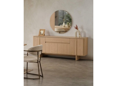 Konsole Spiegel Wohnzimmer Stil modern beige bequem geräumig