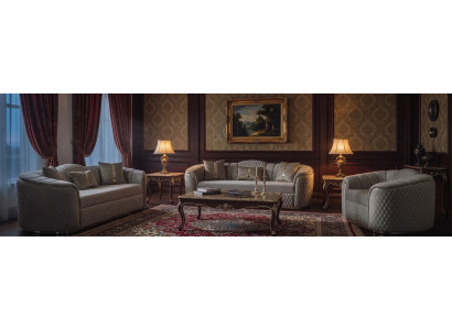 Hellgraue Wohnzimmer Polstergarnitur Moderne Sofas Sessel 3tlg