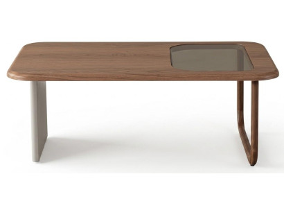 Couchtisch Stil modern braun rechteckig Wohnzimmer kompakt