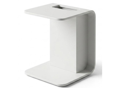 Beistelltisch Stil modern weiß Wohnzimmer kompakt quadratisch