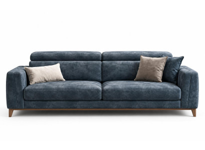 Moderner Sofa 3 Sitzer Luxuriöses Polstermöbel Wohnzimmer Polstersofa