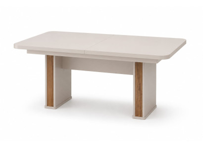 Modernes Esstisch Beige Ausziehbar Küchentisch Holz Rechteckig
