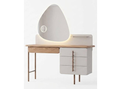 Schminktisch Stil modern beige bequem praktisch Schlafzimmer