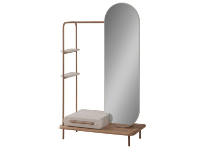 Spiegel Stil modern beige bequem praktisch Schlafzimmer komfortabel