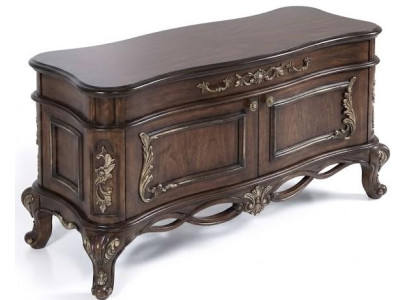 Elegantes Sideboard Holz Klassischen Stil Geschnitzten Verzierungen
