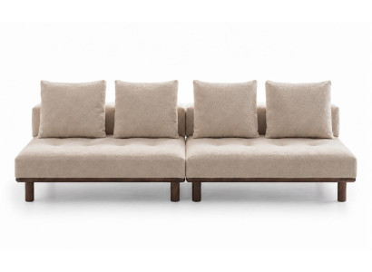 Wohnzimmer Sofa 4 Sitzer Designsofa Polstersofa Luxuriöses Viersitzer Sitz