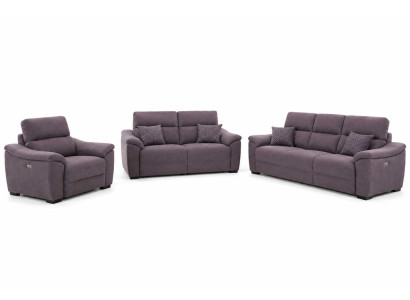Elegantes Sofa-Set mit Sessel im modernen italienischen Design Wohnzimmerset