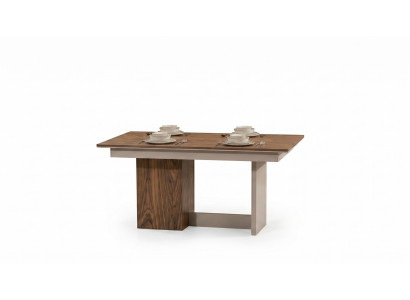 Moderner Esstisch Holz Metall  Esszimmertisch Beige statusbezogen