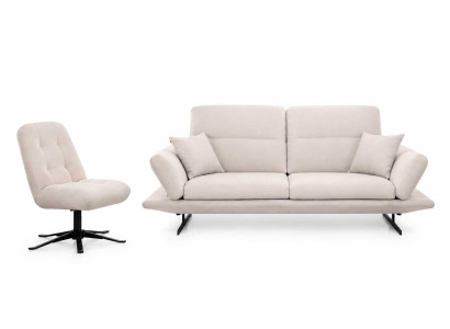 Elegantes Wohnzimmer Set Sofa und Sessel, modernes Komfort Design