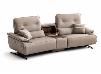 Italienisches Sofa 2 Sitzer mit Liegefunktion weich und hochwertig Design