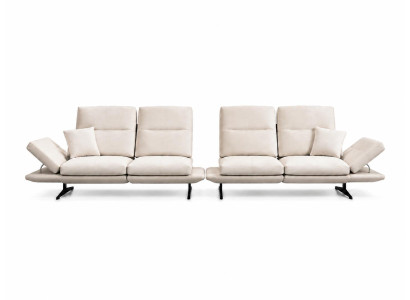 Bequemes modulares Sofa 4 Sitzer für stilvolle Wohnzimmer