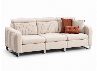 Eleganter Wohnzimmer Komfortables 3-Sitzer-Sofa mit weicher Polsterung