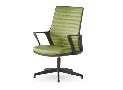 Stuhl Grün Robust Metallgestell Modern Minimalistisch Konferenzstuhl