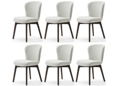 Stühle Stil modern weiß weich praktisch Esszimmer komfortabel
