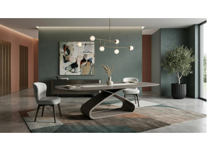 Esstisch 2x Stühle Esszimmer Stil modern schwarz praktisch rechteckig