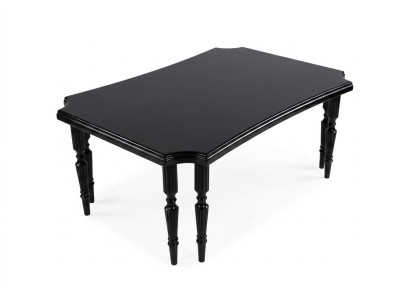 Couchtisch Elegantes Design Schwarz Hochglanz Geometrisch Modern Luxus