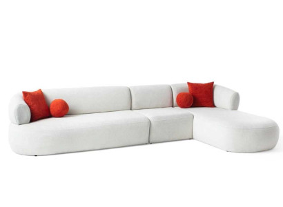 Ecksofa L-Form Wohnzimmer modernes Polstersofa Eleganter Möbel