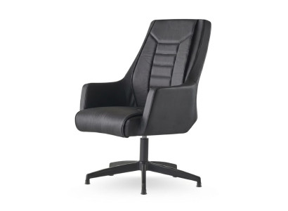 Konferenzstuhl Moderner Stück Designer Stück Schwarz Büromöbel Elegant